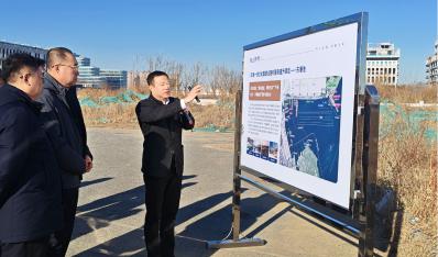 藍天集團到海上世界、夾河·幸福新城調研交流